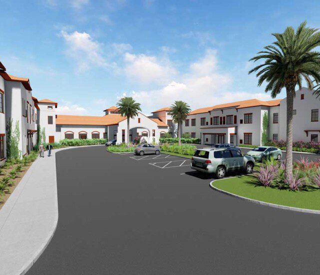 rendering of new expansion at Village on the Green Senior Living Community