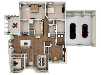 Villa Grande Floorplan for Village on the Green Senior Living Community